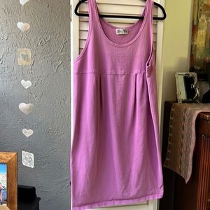 Light pink maternity dress.